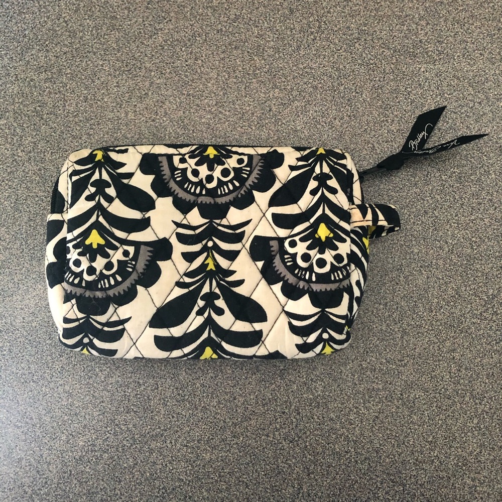 Vera Bradley Make Up Bag Black and White